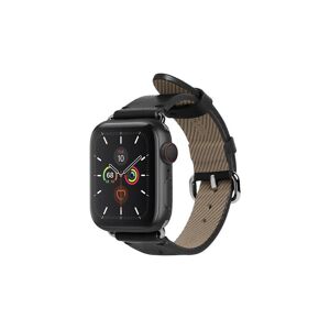 Apple Watch (38/40/SE/41MM) Native Union Classic Strap Ægte Læder Rem - Sort