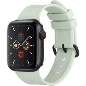 Apple Watch (42/44/SE/45/49mm) Native Union Curve Strap Green Silikone Rem - Grøn