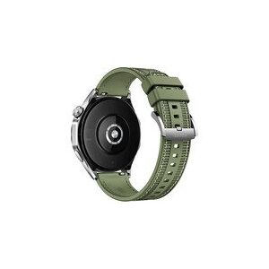 Huawei Watch GT 4 - 46 mm - rustfrit stål - smart ur med rem - composite - håndledsstørrelse: 140-210 mm - display 1.43 - NFC, Bluetooth - 48 g - grøn