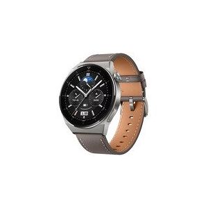 Huawei   Watch GT 3 PRO (46mm) - Smartwatch med rem - håndledsstørrelse: 140-210 mm - Grå