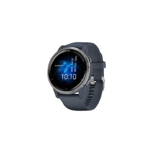 Garmin Venu 2 - 45 mm - granitblå - sportsur med bånd - silikone - granitblå - håndledsstørrelse: 135-200 mm - display 1.3 - Bluetooth, Wi-Fi, ANT+ - 49 g