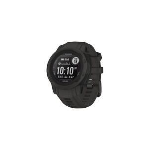 Garmin Instinct 2S Solar - 40 mm - grafit - sportsur med bånd - silikone - håndledsstørrelse: 112-180 mm - monokrom - 32 MB - Bluetooth, ANT+ - 43 g