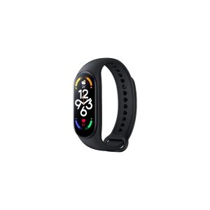 Xiaomi Mi Band 7 - Aktivitetssporer med rem - TPU - sort - håndledsstørrelse: 160-224 mm - display 1.62 - Bluetooth - 13.5 g