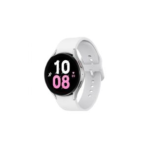 Samsung®   Galaxy Watch5 - 44 mm - sølv - smart ur med sportsbånd - display 1.4 - 16 GB - NFC, Wi-Fi, Bluetooth - 33.5 g