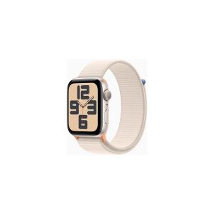 Apple Watch SE (GPS) - 2. generation - 44 mm - stjernelys-aluminium - smart ur med sportsløkke - tekstil - stjernelys - håndledsstørrelse: 140-245 mm