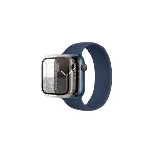 PanzerGlass - Skærmbeskytter for smart watch - fuld krop - glas - rammefarve sort - for Apple Watch (45 mm)