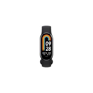 Xiaomi Smart Band 8 - Grafitsort - aktivitetssporer med bånd - TPU - sort - håndledsstørrelse: 135-210 mm - display 1.62 - Bluetooth - 27 g