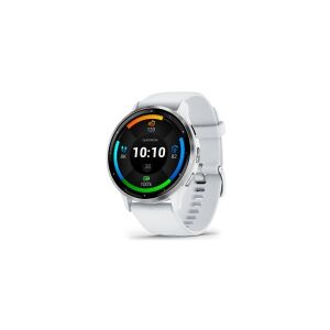 Garmin Venu 3 - 45 mm - whitestone fiber-forstærket polymer - smart ur med bånd - silikone - håndledsstørrelse: 135-200 mm - display 1.4 - 8 GB - Bluetooth, Wi-Fi, ANT+ - 30 g