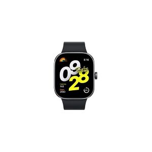 Xiaomi Redmi Watch 4 - Smart ur med rem - TPU - sort - håndledsstørrelse: 135-205 mm - display 1.97 - Bluetooth - 31.5 g - obsidian sort