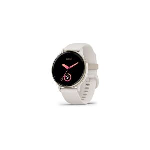Garmin vívoactive 5 - Elfenben - smart ur med bånd - silikone - håndledsstørrelse: 125-190 mm - display 1.2 - 4 GB - Bluetooth, Wi-Fi, ANT+ - 26 g