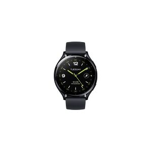 Xiaomi Watch 2 - Sort rustfrit stål - smart ur med rem