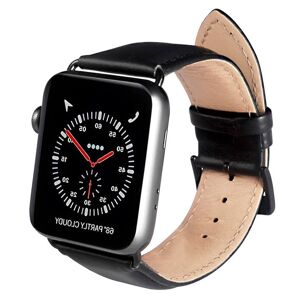 Buffalo Apple Watch Rem - Læder - 42-49 Mm - Sort