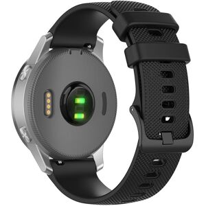 Urrem Til Garmin Vivomove 3/sport - Silikone - 20 Mm - Sort