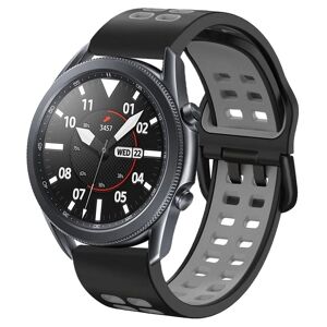 Garmin Urrem Til Vivomove 3/sport - Silikone - 20 Mm - Sort/grå