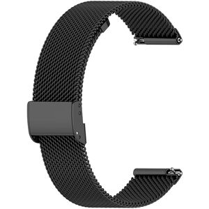 Rem Til Garmin Forerunner 255/745 - Rustfrit Stål - 22 Mm - Sort