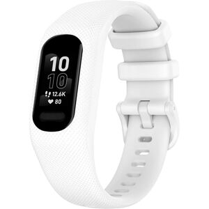 Urrem Til Garmin Vivosmart 5 - Silikone - Small - Hvid