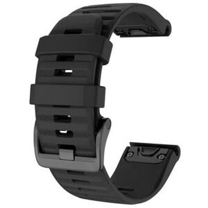 Urrem Til Garmin Fenix 5s/6s/7s - Silikone - 20 Mm - Sort