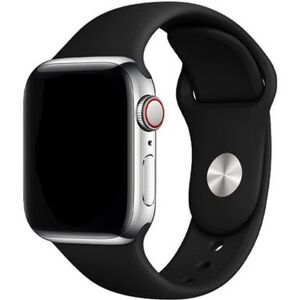 Apple Watch Urrem - Silikone - S/m - 38-41 Mm - Sort