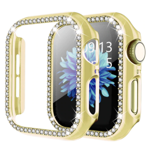 Apple Watch Series 7/8 Cover Diamond Case - 45 Mm - Guld