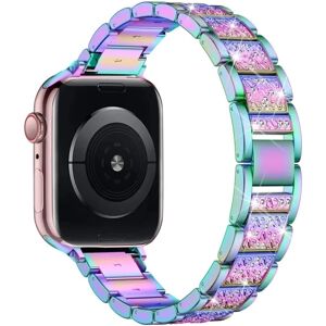 Pallas Sweden Apple Watch-kompatibelt armbånd Strass RAINBOW 42/44/45/49 mm Multicolor