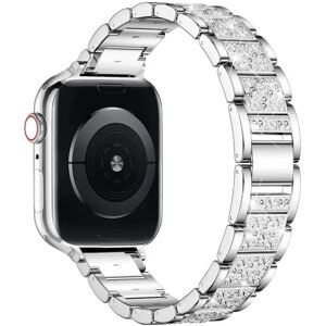 Pallas Sweden Apple Watch-kompatibelt armbånd Strass SILVER 42/44/45/49 mm Silver