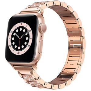 Pallas Sweden Apple Watch-kompatibelt armbånd Strass GULD 42/44/45/49 mm Gold