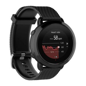 Generic Suunto 3 Fitness erstatnings urrem i silikone med tekstureret ov Black