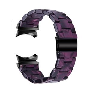 Generic Samsung Galaxy Watch 5 / 5 Pro urrem i resin-stil - Mørklilla Purple