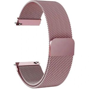 Generic Garmin Vivomove Style milanese stainless steel watch strap - Ros Pink