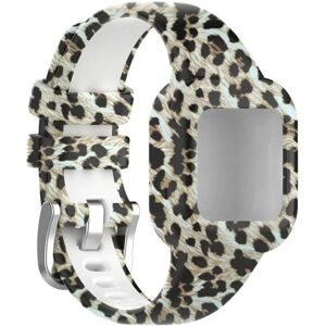 Generic Garmin Vivofit Jr 3 pattern silicone watch band - Leopard Multicolor