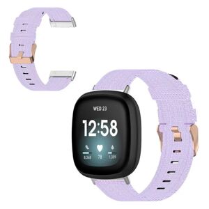 Generic Fitbit Sense / Versa 3 rustfrit stål rem - lyselilla Purple