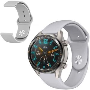 Generic Huawei Watch GT 2 46mm silikoneurrem - Grå Silver grey