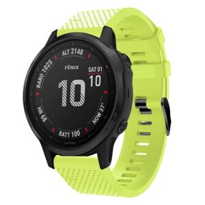 Generic Garmin Fenix 6S silikone Urrem - Lysegrøn Green