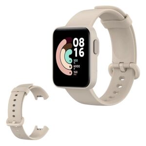 Generic Xiaomi Mi Watch Lite simple silicone watch band - Beige Beige