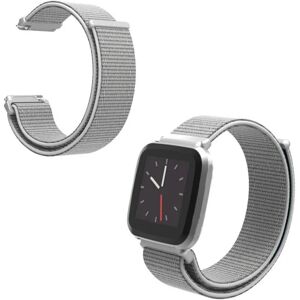 Generic Fitbit Versa Lite velcro urrem - Grå Silver grey