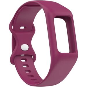 Generic Fitbit Charge 3 enkel urrem i silikone - Rødvin Red