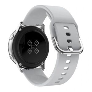 Generic Samsung Galaxy Watch Active 20mm udskiftelig urrem - grå Silver grey