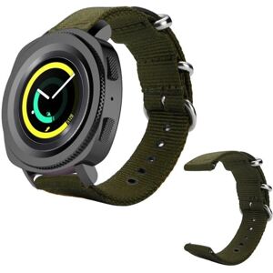 Generic Samsung Gear Sport simpel nylon Urrem - Militærgrøn Green