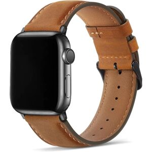 Kompatibel med Apple Watch Strap 49mm 45mm 44mm 42mm Ægte læder Armbåndsrem Kompatibel med Apple Watch Ultra Series 8 7 (45mm)