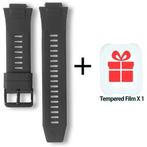 Apple Originale Mk66 Smart Watch Remme Vandtæt Band 15mm Armbånd Gratis One Piece Hærdet glas Smartwatch Dele Black