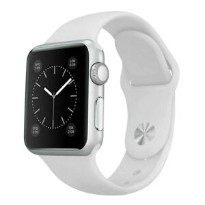 REDGO Silikone urrem kompatibel med Apple Watch, 38/40 mm, hvid