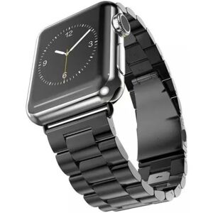 ExpressVaruhuset Metalarmbånd Apple Watch 44mm Sort Black