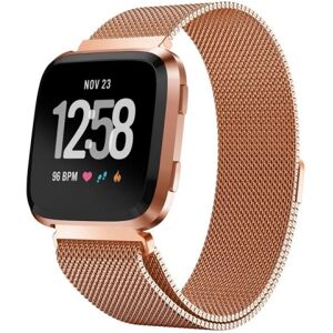 ExpressVaruhuset Fitbit Versa 2 Armbånd Milanese Loop Rose Gold Pink gold