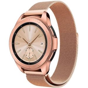 ExpressVaruhuset Samsung Galaxy Watch 42mm LTE Armbånd Milanese Loop Rose Gold Pink gold