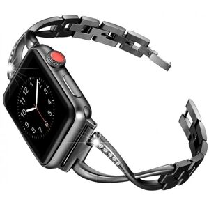 ExpressVaruhuset Apple Watch 38/40/41 mm Premium armbånd i rustfrit stål med Stra Silver