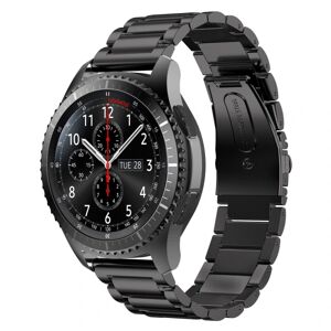 Metalarmbånd til Samsung Gear S3 Frontier/S3 Classic Sort