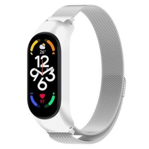 Milanese Loop Armbånd Xiaomi Mi Band 7 Sølv