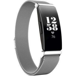 Milanese Loop Armbånd Fitbit Inspire/Inspire HR/Inspire 2 Sølv