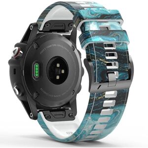 Til Garmin Forerunner 965/955/945/935 urrem med trykt mønster erstatningsrem - Style C Style C