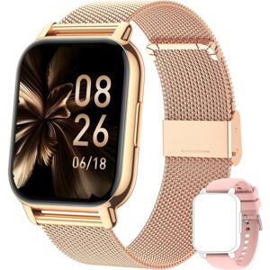 brand Julegave Dame Smart Watch, Opkald/Blodtryk/100+ Sport Dame Dameur Android iOS pink